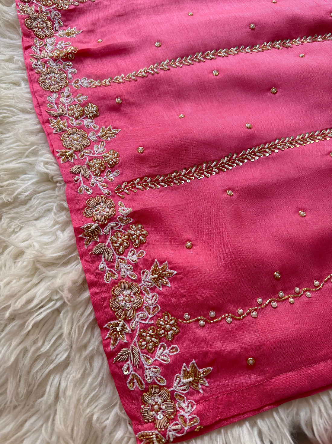 Embroidered kurta bottom with dupatta