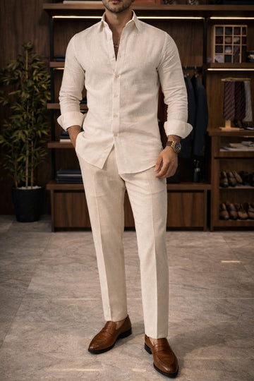 Coastline Linen Cord Casual Set