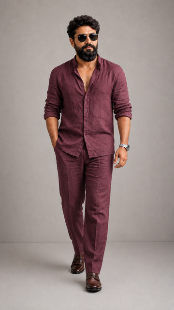 Top & Bottom Luxury Linen Set