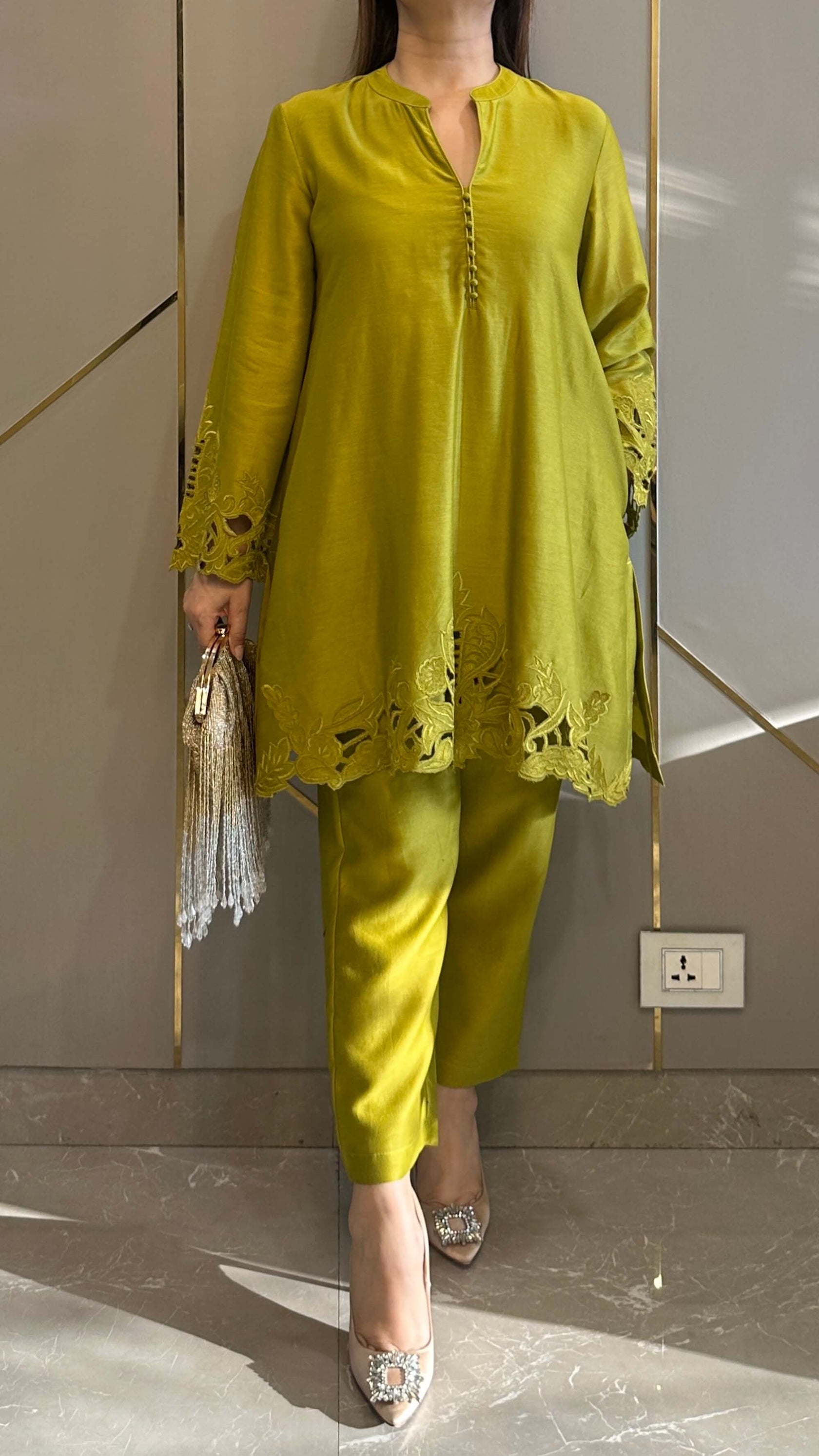 Green Ochre  - Zoya Co-ord Set
